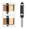 Mesee 1/4 Inch Shank Top & Bottom Bearing Flush Trim