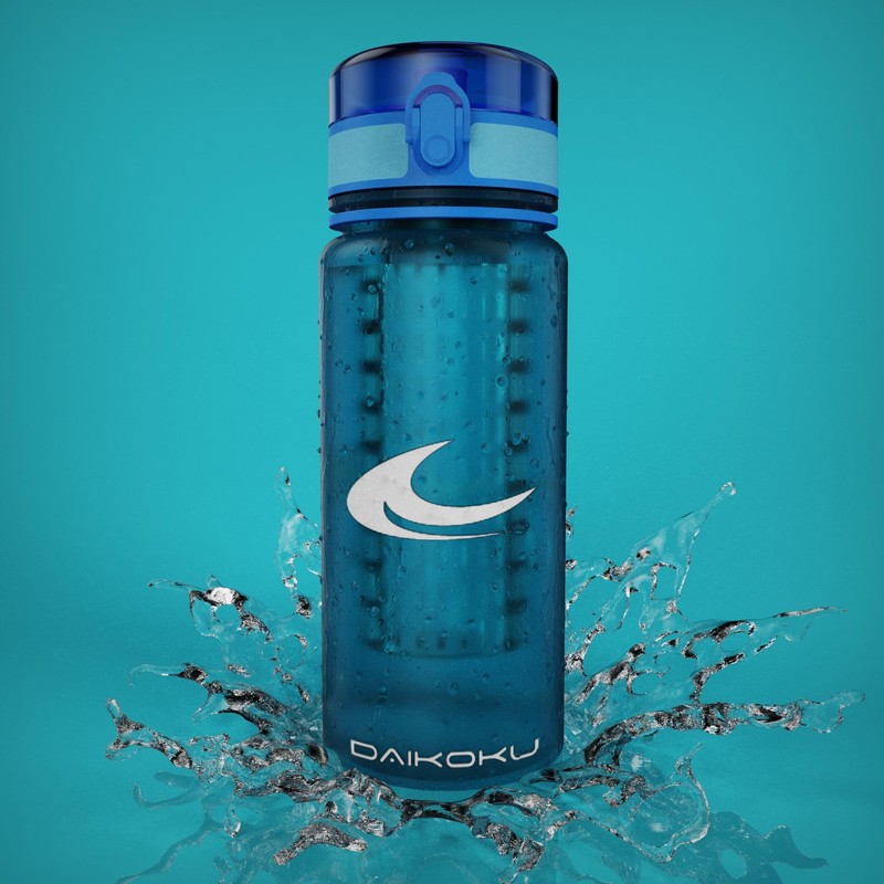 Daikoku Sports Water Bottle, Size 1 Litre, BPA-Free, Blue