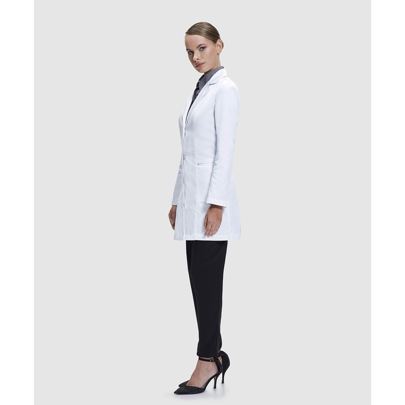Dr. James Lab Coat for Women, Tailored Fit, Feminine Design,