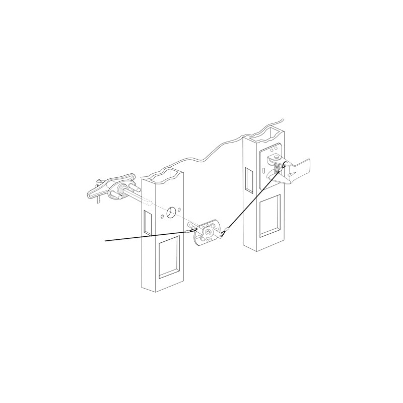 Prime-Line GD 52169 Keyed T-Handle, 5/16 In. x 4-5/8 In.