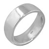 Sterling Silver 8mm Cigar Band