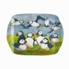 Playful Puffins - Emma Ball Colourful Tea/Medium Melamine Tray -