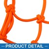A ABSOPRO 49 Holes Motorcycle Luggage Cargo Net Mesh 40x40cm