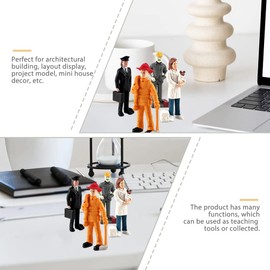 TOYANDONA Sand Tray Miniatures 1 Set Imitated People Figurines People Scale Figurines Miniature Scale Figures Miniature Toys