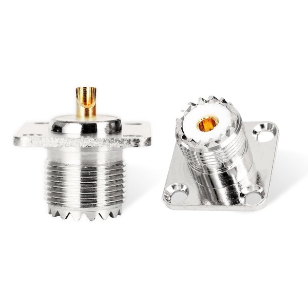 UHF Female SO239/PL259 M Connector 4 Hole UHF Connector M
