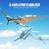VOLANTEXRC RC Plane 3 Channel Remote Control Airplane Fighter Toys,