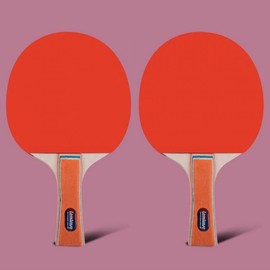 Runwave LW-0321 Table Tennis Racket & Ball Set - Shakehand Double-Sided Paddle 0321 Table Tennis Racket Set 2ea