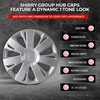 Shirry Group Hubcaps 4-Pack Kit, 16 inch Hub Caps Set