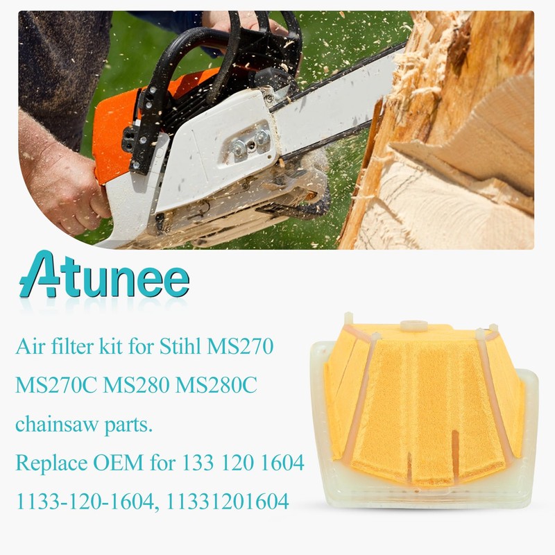 Atunee Air Fuel Oil Filter Line Kit for Stihl MS270