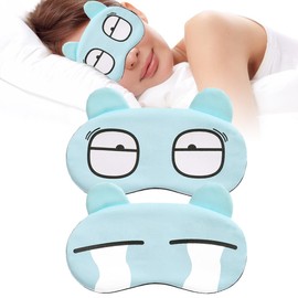 2 Pack Cooling Ice Sleep Masks, Cute Cartoon Sleep Masks, Eye Mask Cooling for Boys and Girls