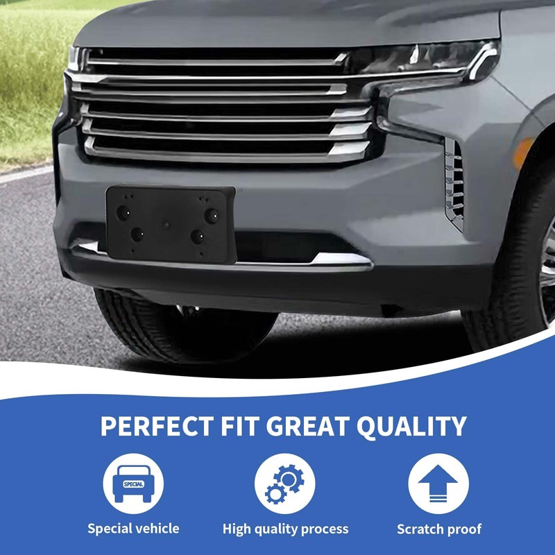 RAZPOY Front License Plate Bracket Holder Mount Frame Compatible with