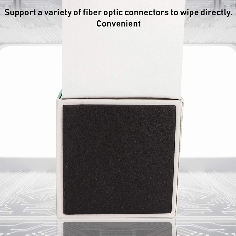 280Pcs/Box Fiber Optic Cleaning Wipes, Single Layer Fiber Wipers, with