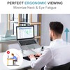 SHUWEI Laptop Cooling Stand with 3 Speed Fan, Adjustable Height