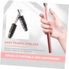 Ipetboom 2sets Natural Eyelash Brush for Extensions Eyebrows Makeup Tools