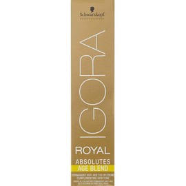 Schwarzkopf IGORA Royal Absolutes Permanent Anti-Age Color Creme 7-450 mittelblond beige gold, 1er Pack (1 x 60 ml)
