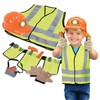 Dr. STEM Toys Construction Worker Roleplay Costume Set with Hat,