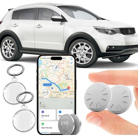 Tags-2 Pack Air Tracker Work with Apple Find My(iOS Only),Track YourKeys Wallet Luggage Bag Suitcase Cars,Super Lightweight Item Finder with Keyrings and Cases,Replaceable Battery