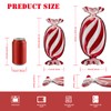 SHOWLOUE - Plato navideño, plato de cristal para dulces, platos