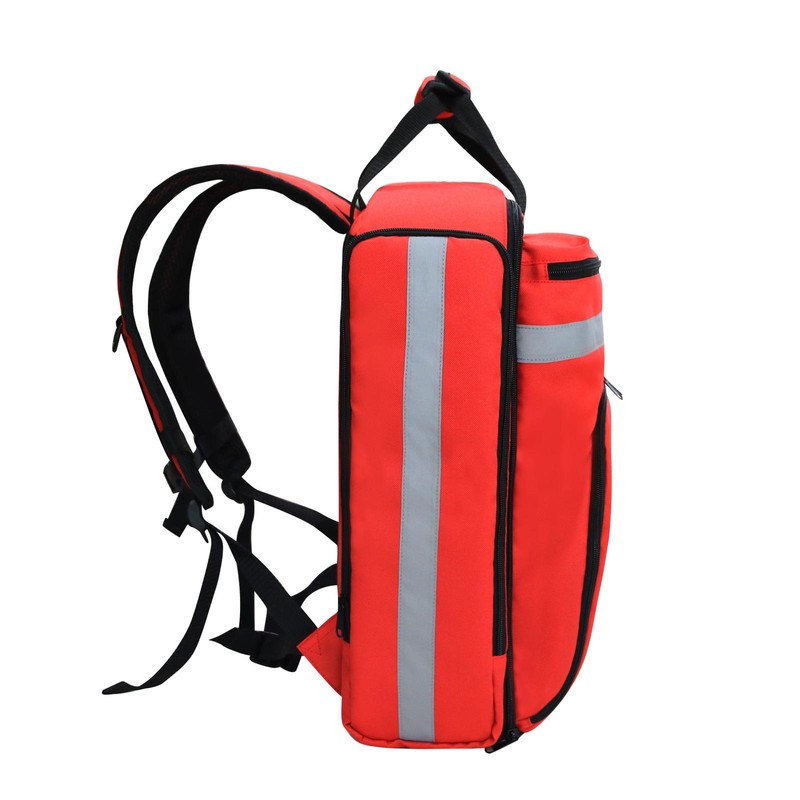 First Aid Bag Multi-Pocket Empty Emergency Backpack First Responder Trauma