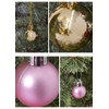 Christmas Tree Ornaments Colorful Balls 3cm Set of 36 Pink