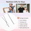 Leyung Grandson Gifts from Grandma, Cross Necklace for Teenage Boys,