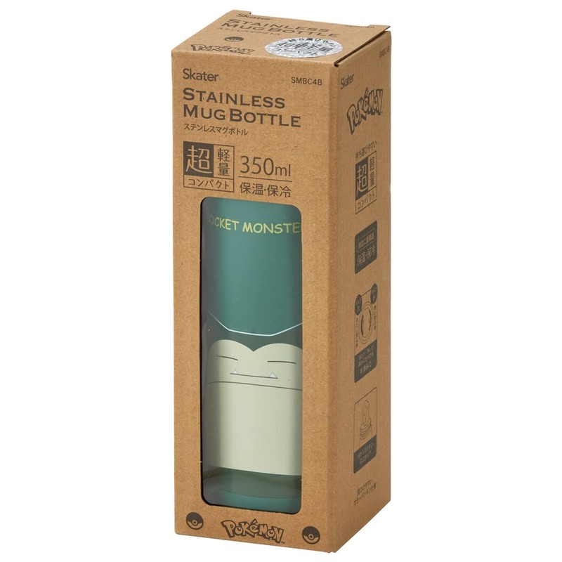 スケーター(Skater) ステンレス マグボトル ポケットモンスター カビゴン 350ml 水筒 SMBC4B-A
