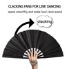 Large clacking Fans for line Dancing Bulk snap，Boots on The