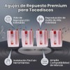 GLOGLOW 4 Piezas Agujas Estilo para Tocadiscos, Cono de Diamante