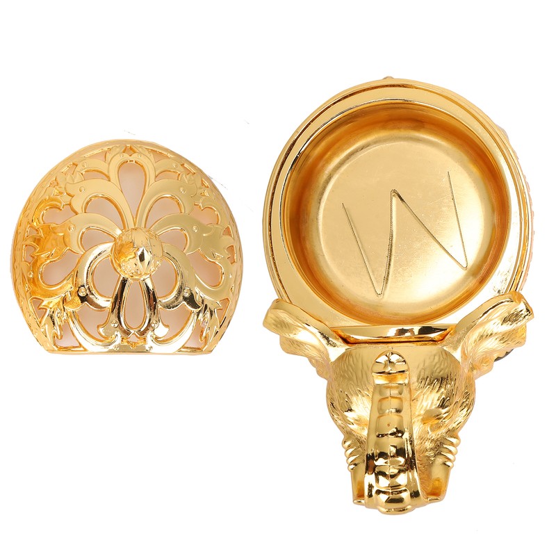 Elephant Shaped Incense Burner Aromatherapy Ornament for Living Room Entryway