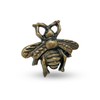 Antique Brass Knobs - Animal Inspired Bee Design - Iron