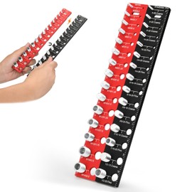 Nut and Bolt Thread Checker - Magnetic Detachable Thread Checker Standard and Metric Bolt Size Finder 30 Bolt and Nut Identifier Gauge Thread Gauge Screw Size and Thread Gauge Inch and Metric