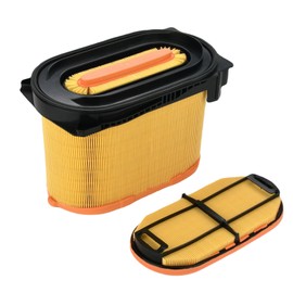 FLTRUCKTOP PA5290 PA5289 Air Filter Compatible with Caterpillar Wheel-Type Loader 910K 910M 914K 914M 918M 920K 416F2 420F2 426F2 Replaces 3466688 3466687 WA10387 WA10014