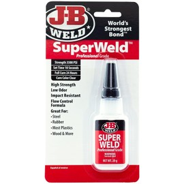 J-B Weld J-B Weld 33120H SuperWeld Glue - Clear Super Glue - 20g