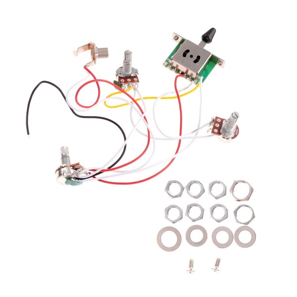 VICASKY Professional Use Guitar Circuit Wiring Kit for Electric Guitar