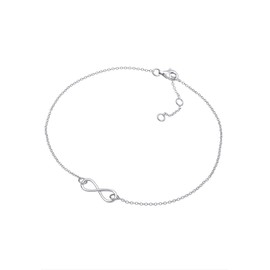 Elli Women's 925 Sterling Silver Infinity Anklet of Length 25 cm