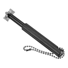 PATIKIL Golfclub Groove Pencil Sharpener U V Type 6 Heads Puncture Tool Golf Club Cleaning for Golf Iron Wedges Utility Clubs Black
