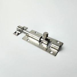 2-Piece Stainless Steel Sliding Barrel Bolt Latch Lock for Doors Stainless Steel Latch 5ea