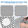 Silicone Sink Mat 2PCS TOOVEM Sink Protectors for Kitchen Sinks,