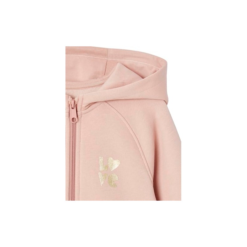 VERTBAUDET Girls Sports Hooded Sweatshirt, pink
