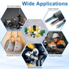 sourcing map 100pcs Round Rubber End Caps 2mm ID Bolt