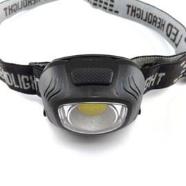 Orurdo Fishing Gear COB Type LED Headlight (Black) ca100108b01n0