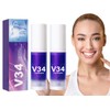 Purple Teeth Whitening Toothpaste, 2 Pieces, 30 ml Toothpaste for