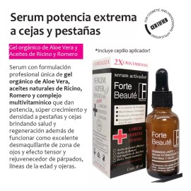 Laboratorios Francis 2 Pack Serum Super Potencia A Pestañas Y Cejas Forte Beauté