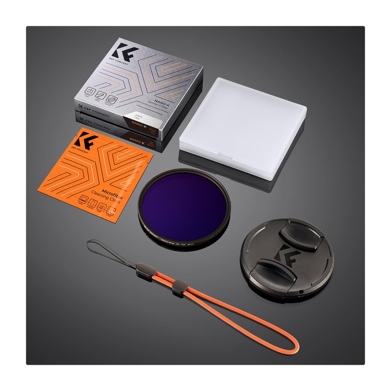 K&F Concept 67MM Polarising Filter Circular Polarizing CPL, Ultra Slim,