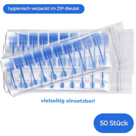 Horn Medical 50 x Examination Tubes, Chair / Waste Tubes, Sample Tube with Spoon
