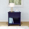 Max & Lily Classic Wood Nightstand with 1 Drawer, Kids