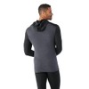 Smartwool Men's Classic Thermal Merino Base Layer Hoodie Black-Charcoal Heather