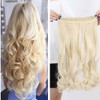 Clip-In Hair Extensions 1 Weft / 5 Clips / Human