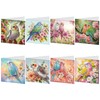 DCIDBEI Diamond Painting Greeting Cards Set of 8 Diamond Painting