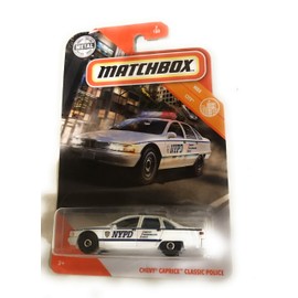 MB Serin 2019 Match Box Chevy Caprice Classic Police mbx City 7/100 NYPD Rare!!!